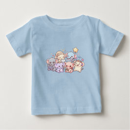 Cute Olifant Vrienden Kinder T-Shirt