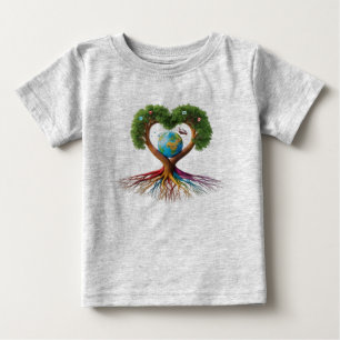 Cute Olifanten Familie Baby T-Shirt