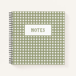 Cute Olive en White Play Day Notitieboek