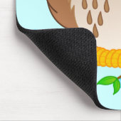 Cute Olivia VonHoot Cartoon Mousepad Muismat (Hoek)