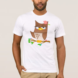 Cute Olivia VonHoot Cartoon op T-shirts