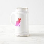 Cute ombre cat bierpul (Voorkant links)