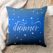 Cute Ombre Midnight Blue Starry Little Dreamweaver Kussen (Deken)
