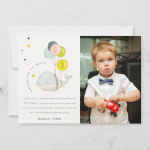 Cute Onderwater Ballon Walvis Foto Kinderen Verjaa