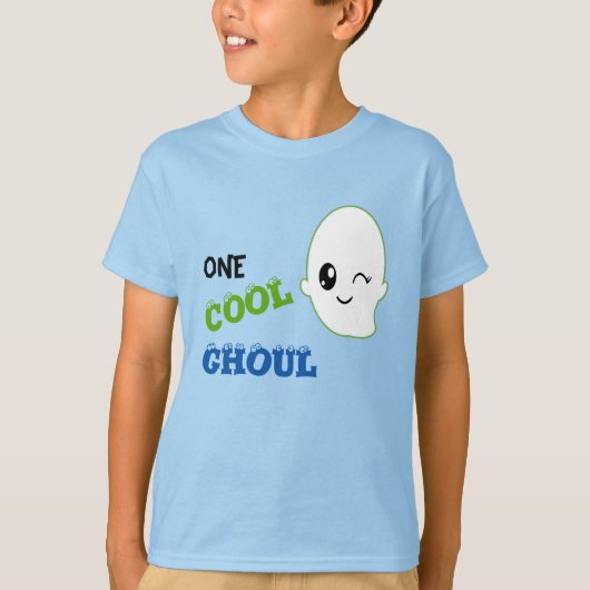 Cute One Cool Ghoul Halloween T-shirt (Voorkant)