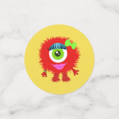 Cute One Eyed Monsters Confetti (Kleine voorkant)