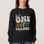 Cute One Hoppy Grandad Bunny Easter Day Egg Bunny Trui (Voorkant)