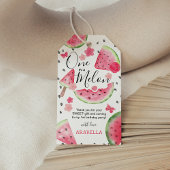 Cute One in a Melon 1 Birthday Dank u Cadeaulabel