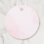 Cute One In A Melon Birthday Party Bedankjes Labels (Achterkant)