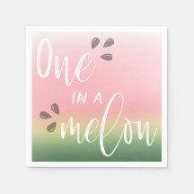 Cute "one in a melon" , kinderen van de verjaardag
