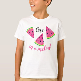 Cute One in een Melon watermeloen meisjes T-shirt