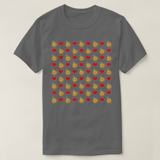 Cute Onion Pattern T-shirt (Design voorkant)