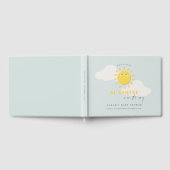 Cute Ons Little Sunshine Blue Boy Baby shower Gastenboek (Volledig)