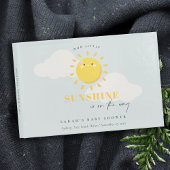 Cute Ons Little Sunshine Blue Boy Baby shower Gastenboek