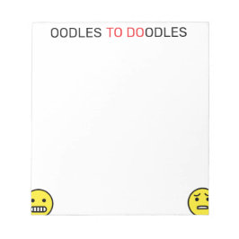 Cute Oodles To Do Notitieblok