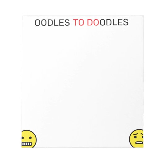 Cute Oodles To Do Notitieblok (Voorkant)
