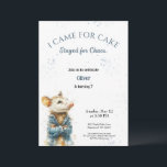 Cute Opossum Birthday Invitation for Kids Save The Date<br><div class="desc">A playful and modern birthday invitation featuring a cool watercolor opossum in a denim jacket. Perfect for kids who love animals and fun designs. Personalize the name,  age,  date and address to match your celebration.

Complete the look with matching tags,  plates and napkins in our Opossum Birthday Collection.</div>