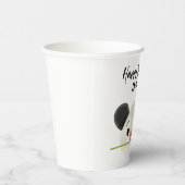 Cute Opossum Birthday Papieren Bekers (Rechts)