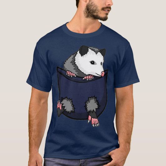 Cute Opossum Pocket lovers Cute Possum Gift T-shirt (Voorkant)
