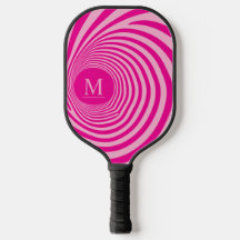 Cute Optische Illusie Vortex Monogram Pink Shades