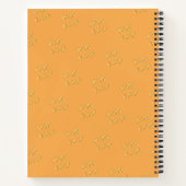 Cute Orange Chibi Journal Notitieboek (Achterkant)