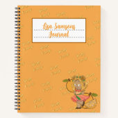 Cute Orange Chibi Journal Notitieboek (Voorkant)