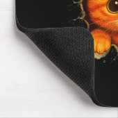 Cute Orange Kitten Cracks Mug Wall Funny Cat Lover Muismat (Hoek)