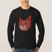 Cute orange kitty cat t-shirt (Voorkant)