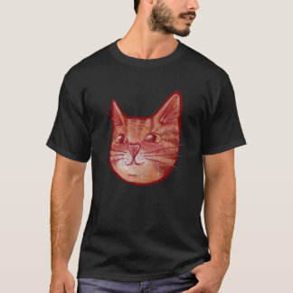 Cute orange kitty cat t-shirt