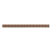 Cute Oranje Black Polka Dot Halloween Grosgrain Lint (Voorkant)