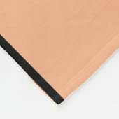 Cute Oranje Botanical Gepersonaliseerd Pet Fleece Deken (Hoek)