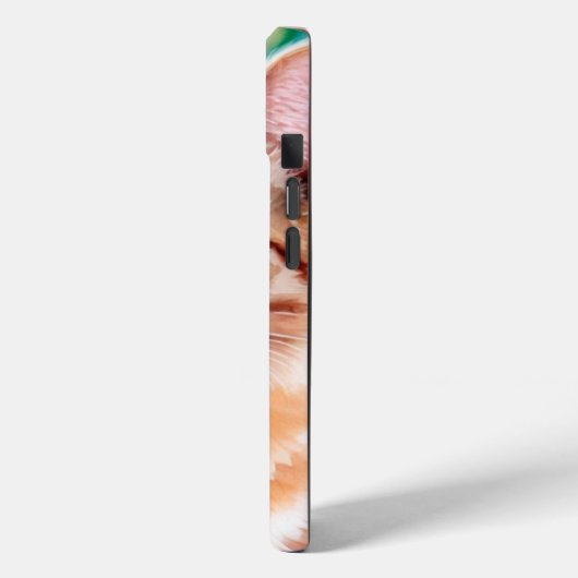 Cute Oranje Cat Case-Mate iPhone Case (Achterkant / Links)