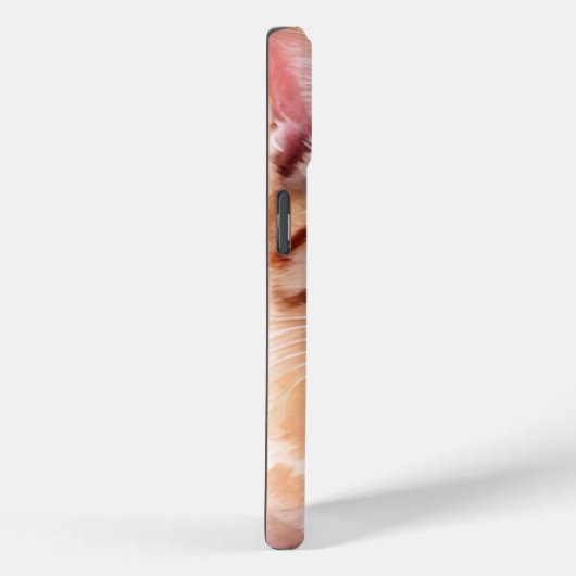 Cute Oranje Cat Case-Mate iPhone Case (Achterkant / Rechts)