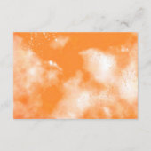 Cute Oranje Citrus Greenery Books for Baby Informatiekaartje (Achterkant)