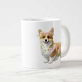Cute Oranje corgi voor een positieve stemming Grote Koffiekop (Voorkant rechts)