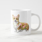 Cute Oranje corgi voor een positieve stemming Grote Koffiekop (Rechts)