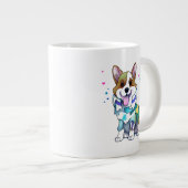 Cute Oranje corgi voor een positieve stemming Grote Koffiekop (Voorkant rechts)