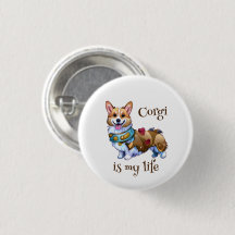 Cute Oranje corgi voor een positieve stemming