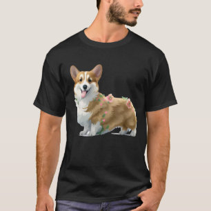 Cute Oranje corgi voor een positieve stemming T T-shirt