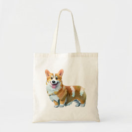 Cute Oranje corgi voor een positieve stemming Tote Bag