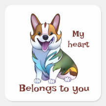 Cute Oranje corgi voor een positieve stemming