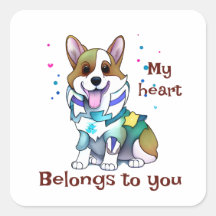 Cute Oranje corgi voor een positieve stemming
