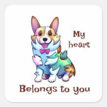 Cute Oranje corgi voor een positieve stemming