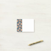 Cute Oranje Fox Animal Pattern Post-it® Notes (Op bureau)