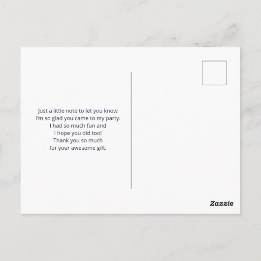 Cute Oranje Fox Pattern Hartelijk dank Briefkaart (Achterkant)