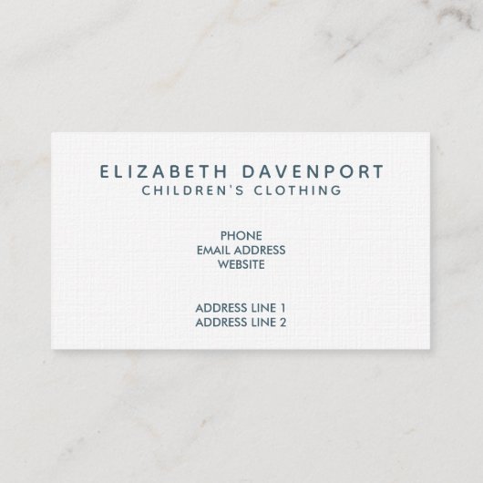 Cute Oranje Fox Pattern Illustratie Visitekaartje (Achterkant)