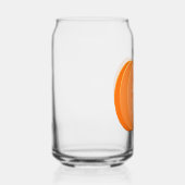 Cute Oranje Gender Neutral Pumpkin Custom Blikvorm Glas (Rechts)