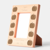 Cute Oranje Gender Neutral Pumpkin Custom Gegraveerde Lijstjes (Links)