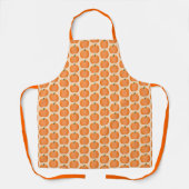Cute Oranje Gender Neutral Pumpkin Pattered Schort (Voorkant)
