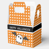 Cute Oranje Ghost Halloween Party Bedankdoosjes (Geopend)